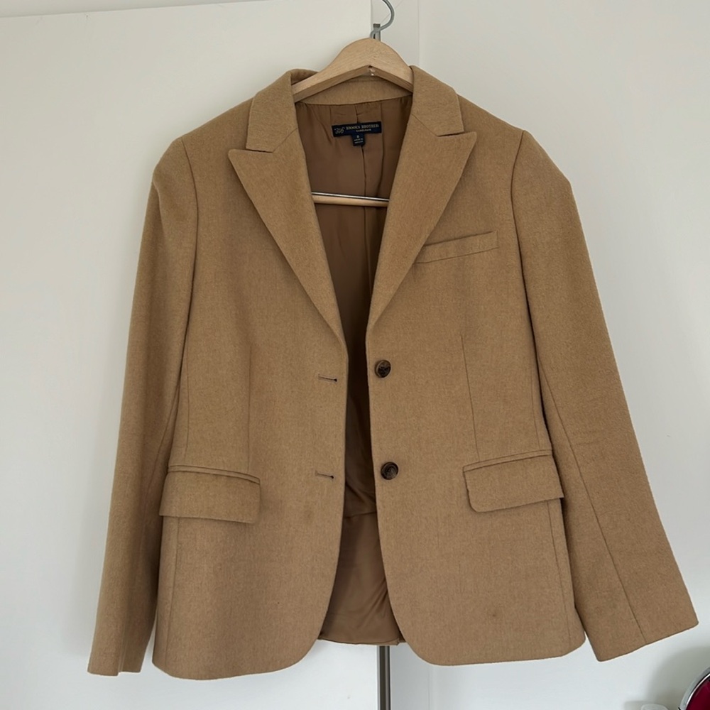Classic Camel Hair Brooks Brothers Blazer